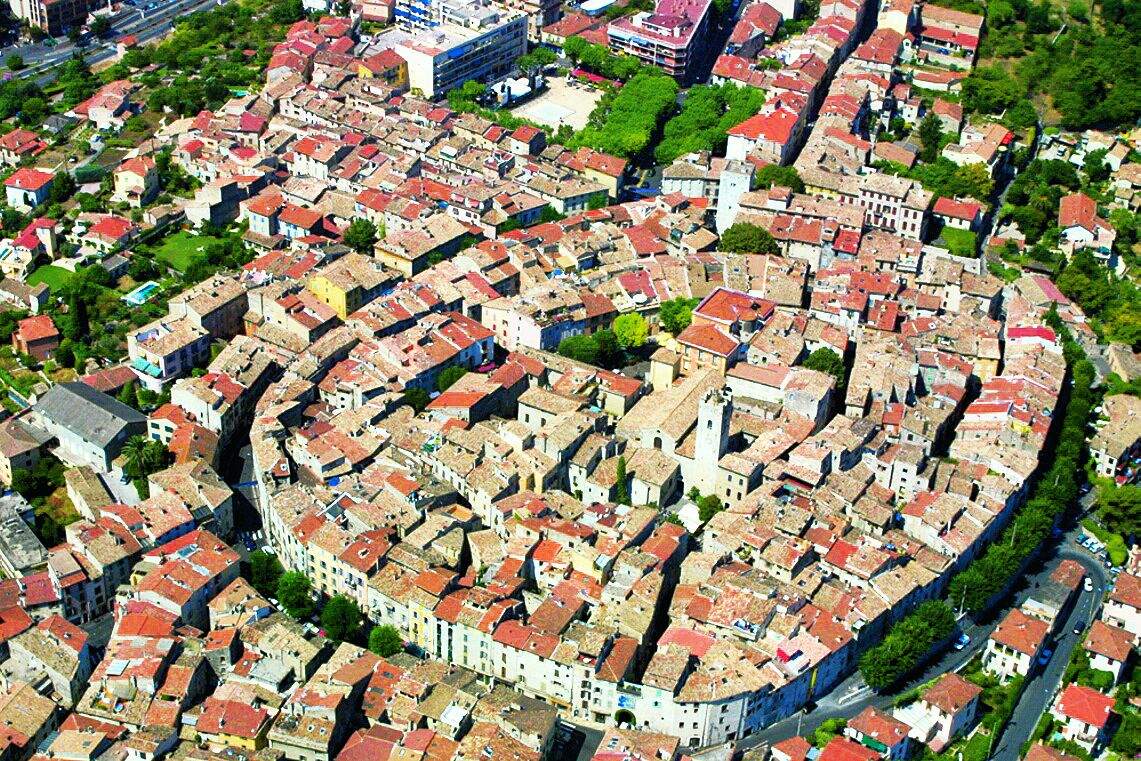 vence aerial view
